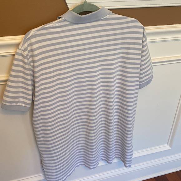 Ralph Lauren Men’s Grey & White Stripe Polo in EUC - Size XL - Picture 4 of 8